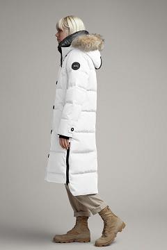 Chamarras Canada Goose Mujer Outlet - Aldridge Abrigos Black Label Blancos WR9723548